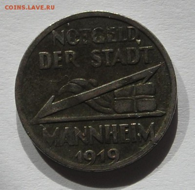 Нотгельд  Маннгейм, 5 Пф. 1919 (14.09) - P1014168.JPG