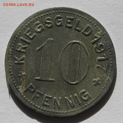 Нотгельд Меттман, 10 Пф. 1917 (14.09) - P1014181.JPG