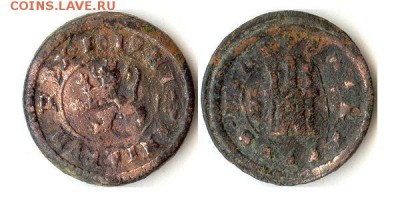 2 мараведи 1619г Сеговия, Испания до 18.09.15 в 22.10 - 2мар1619Сегов