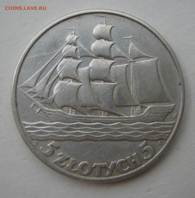 ПОЛЬША 5 злотых 1936 ПАРУСНИК. 18.09.2015 - 076.JPG