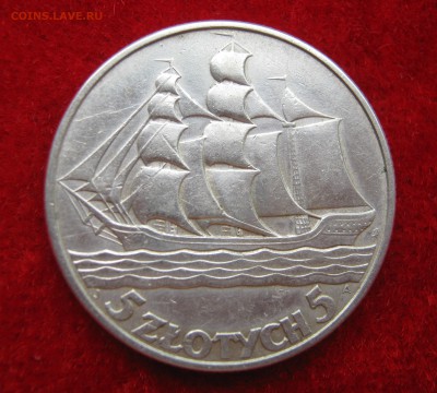 ПОЛЬША 5 злотых 1936 ПАРУСНИК. 18.09.2015 - 081.JPG