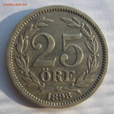 ШВЕЦИЯ 25 эре 1898. ХОРОШАЯ. 18.09.2015. - 016.JPG