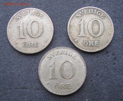 ШВЕЦИЯ 3 по 10 эре 1915-17-18. Серебро. 18.09.2015. - 023.JPG