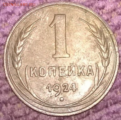 3 монеты 1 коп 1924 г - WP_20150914_047