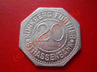 Нотгельд Нюрнберг 20 пф 1920 Adam Kraft до 18.08 в 21.00М - P8153539.JPG