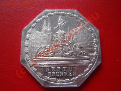 Нотгельд Нюрнберг 20 пф 1920 Neptun до 18.08 в 21.00М - P8153540.JPG