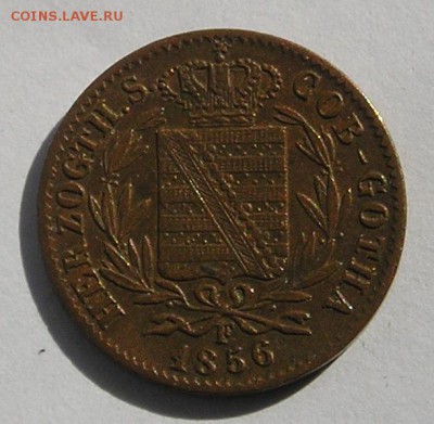 Саксен-Кобург Гота, 1 Пф. 1856 (16.09) - P1014204.JPG
