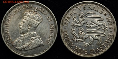 45 пиастров 1928г. Кипр ---17-09-15 в 22-00--- - 45пиастров1928_1