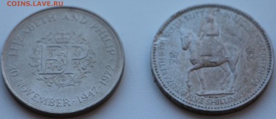 Великобритания кроны 1972+1953 - IMG_4842.JPG