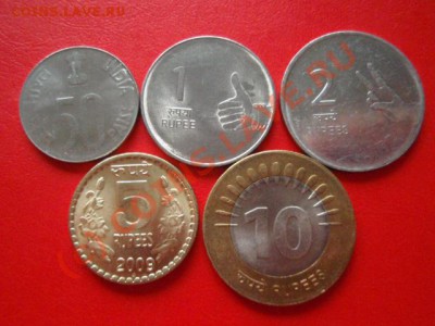 Индия 5 монет в т.ч. распальцовка и биметал до 18.08 в21.00М - P8153571.JPG