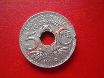 Франция 5 сантимов 1919 с 1 рубля до 18.08 в 21.00М - P8153599.JPG