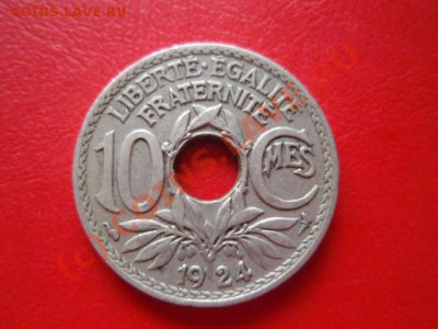 Франция 10 сантимов 1924 с 1 рубля до 18.08 в 21.00М - P8153601.JPG