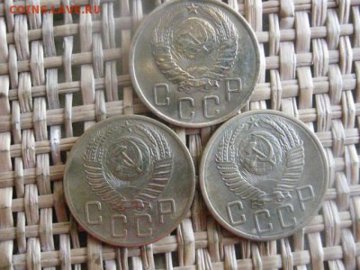 5 копеек, 3 шт. 1946, 1953, 1954г.г. В альбом. До 22.09.15г. - 21 и 22 017.JPG