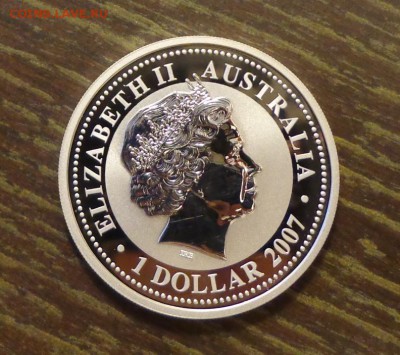 АВСТРАЛИЯ - БЫК унцовка пруф до 22.09, 22.00 - Австралия бык серебро-1