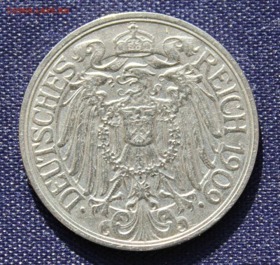 С 1 руб. ГЕРМАНИЯ 25 пфеннигов  1909г. до 22.09. в 22-00 - IMG_7736.JPG