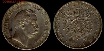 5 марок 1876 Гессен до 22.09.15 г 22.00 мск - 3
