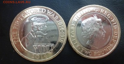 ДК Великобритания 2 фунта 1 мировая БИМ UNC ФИКС 22.09 22.00 - P1200479.JPG