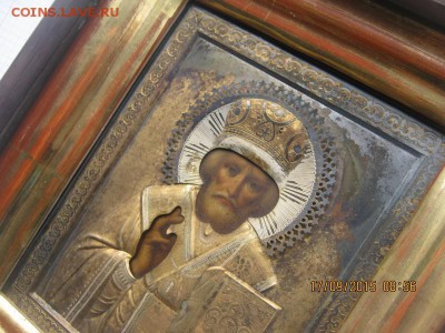 Икона Св. Николай" серебро 84 " - IMG_0521.JPG