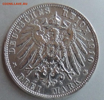 5 марок Пруссия (в мундире) 1913 с рубля до 20.09.15 22-00 - Изображение 754