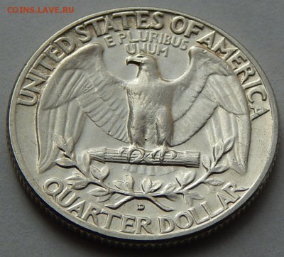 США 25 центов 1964, до 24.09.15 в 22:00 МСК - 4996