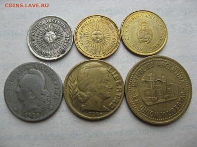 6 монет Аргентины до 23.09.15 - 24