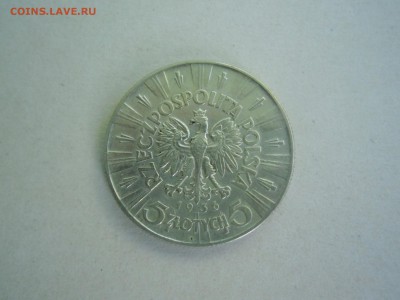 Польша 5 злотых 1936 Пилсудский, 5 и 10 злотых 1933 Ядвига - 7.JPG