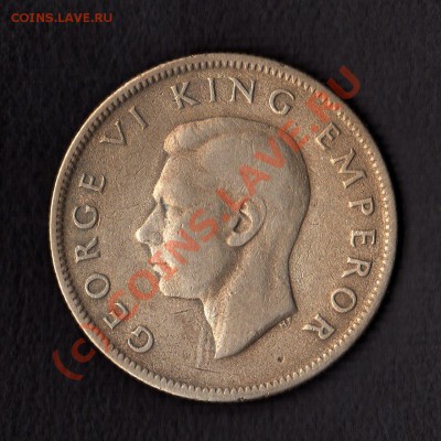 Новая Зеландия флорин 1943, серебро до 18.08.10 в 23-00 - флорин1943 2