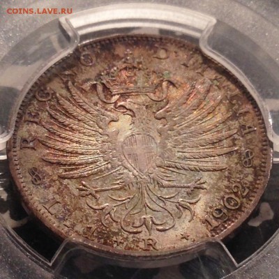 Италия - 1 Лира 1902R - MS-64! - 22.JPG