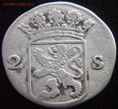 Нидерланды_2 стювера 1751. Серебро; до 19.09_22.20мск - 10402