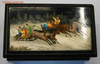 Шкатулка. Федоскино. 1962г. Усков. На оценку. - P9200033.JPG