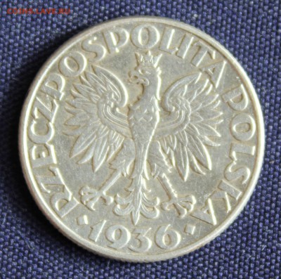 С 1 руб. ПОЛЬША 2 злотых 1936г. КОРАБЛИК  до 25.09. в 22-00 - IMG_7853.JPG