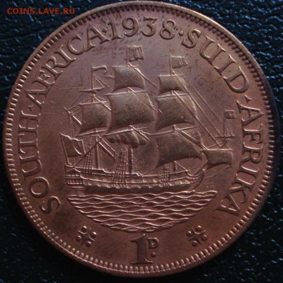 Южная Африка 1 пенни 1938 КМ#25 - DSC07330.JPG