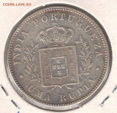 Ag Порт.Индия рупия 1882 до 24.09.15 в 22.00мск (Б268) - 5-пи82а