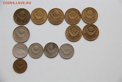 13 монет до 1957г (все разные) до - IMG_4388 (Medium).JPG