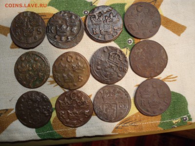 Швеция 1 эре 1668 - шведы 008.JPG