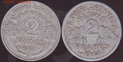 2 франка 1943.50 Франция до 22.09 в 22.00 - IMG_0001