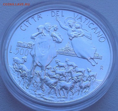 С 200р. Ватикан 500 лир 1996 UNC 26.09 - IMAG2260