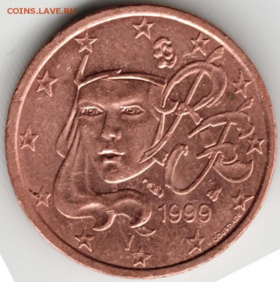 2 евроцента 1999 г. Франция до 27.09.15 в 24.00 - Scan-150920-0006