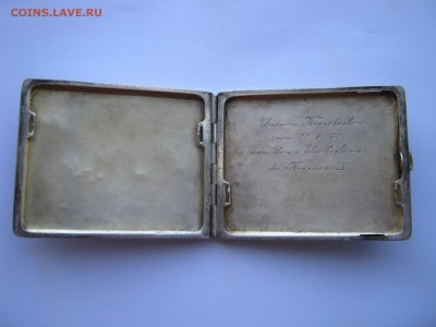ДОВОЕННЫЙ портсигар СЕРЕБРЯНЫЙ с монограммой. ГЕРМАНИЯ. - 006.JPG