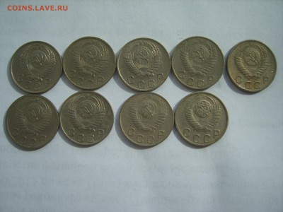 10коп.9 монет.1948-57гг.до 23.09.15.до22.00. - S8300219.JPG
