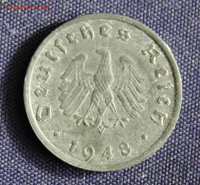 С руб. ГЕРМАНИЯ под СОЮЗНИКАМИ 10 пфеннигов 1948г. "F" до 27 - IMG_7831.JPG