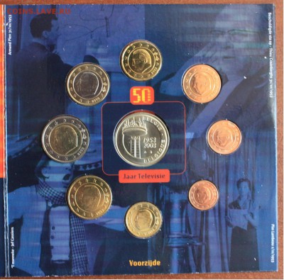 Оф. набор евро Бельгия 2003 - 2003-2