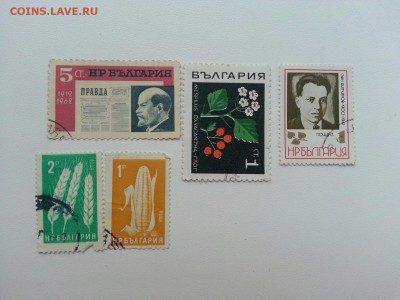 Марки "Иностранные-1"  марки Болгарии гашёные до 25.09 22:00 - болгария1