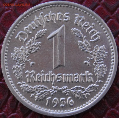 1 марка 1936G Германия - предпродажная оценка - 229
