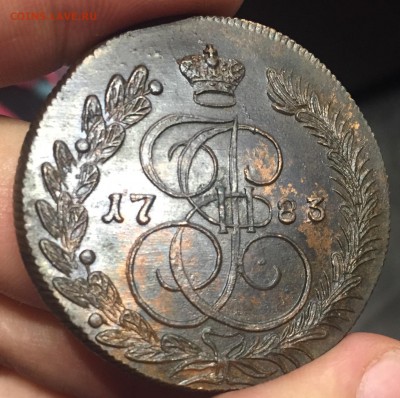 5 копеек 1783 года, КМ, UNC! - image (4)