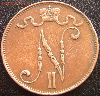 Царская Финляндия_5 пенни 1908; до 22.09_22.14мск - 10146