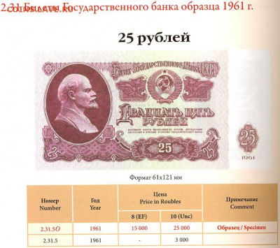 25 рублей 1961г. ПРЕСС!!! Редкая до 25 сент. в 22:00 - сканирование0052