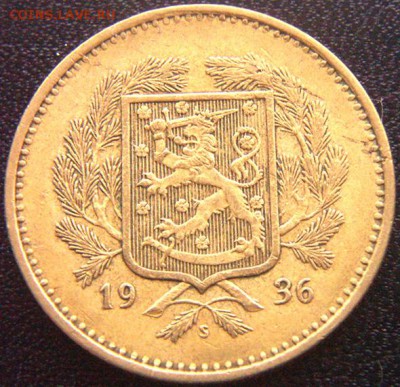 Финляндия_10 марок 1936. Отличное качество; до 23.09_22.26мс - 10068