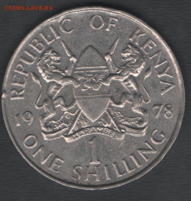 Кения 1 шиллинг 1978 до 25.09.2015 21.00 мск - Сканы 014