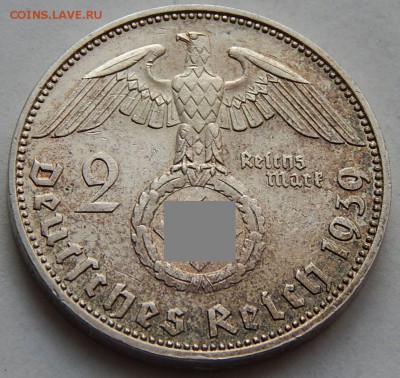 Германия 2 марки 1939 Третий Рейх, до 29.09.15 в 22:00 МСК - 4662
